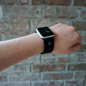 Black Elastic Apple Watch Band