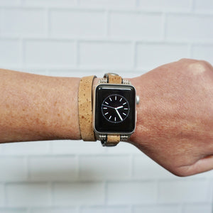 Cork Double Wrap Apple Watch Band