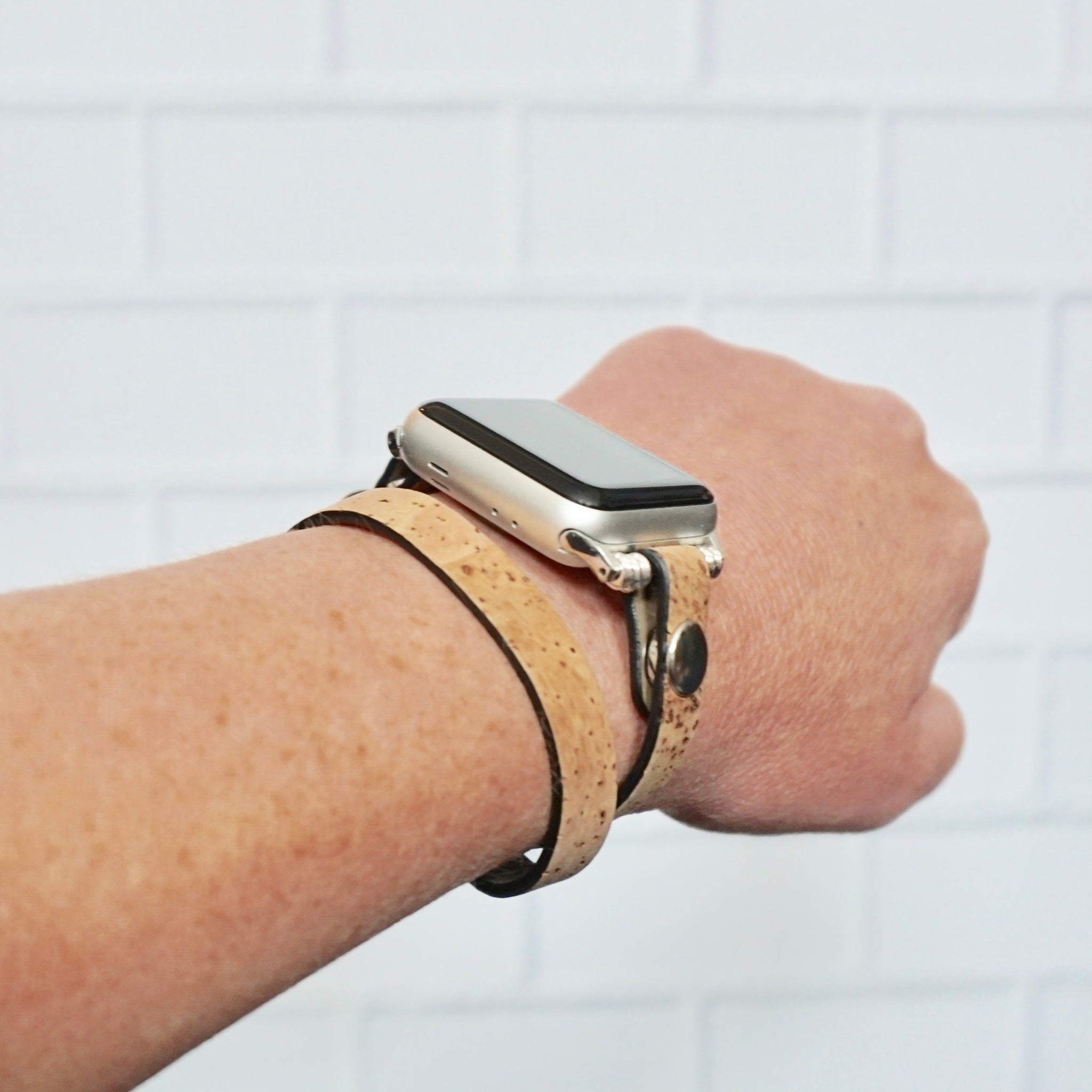 Cork Double Wrap Apple Watch Band